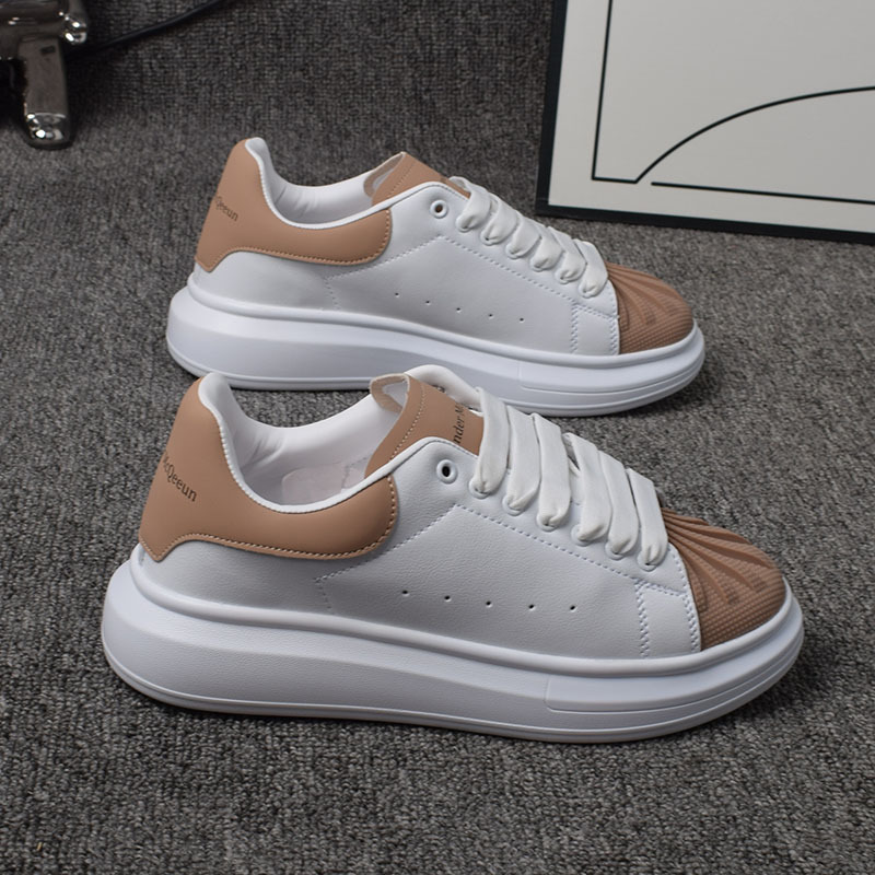 Free shipping designer 2025 Summer shell-toe white sneakers, fashionable and simple casual shoes, versatile men's and women's sports shoes