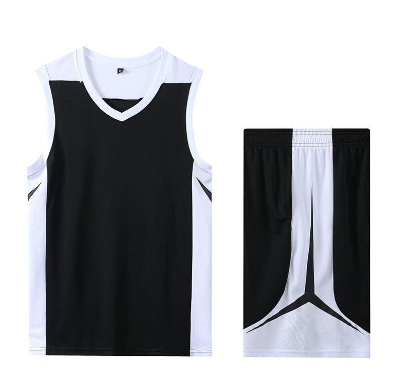 Men's Customizable Basketball Set - Moisture-Wicking Tank Tops & Loose Fit Shorts with Team Logos