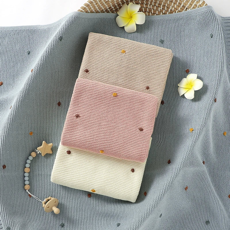 Multi-use Baby Summer Blankets Cotton Girl Boy Stroller Birth born Knitted Super Soft Swaddle Infant Wrap Childrens Quilt 250527