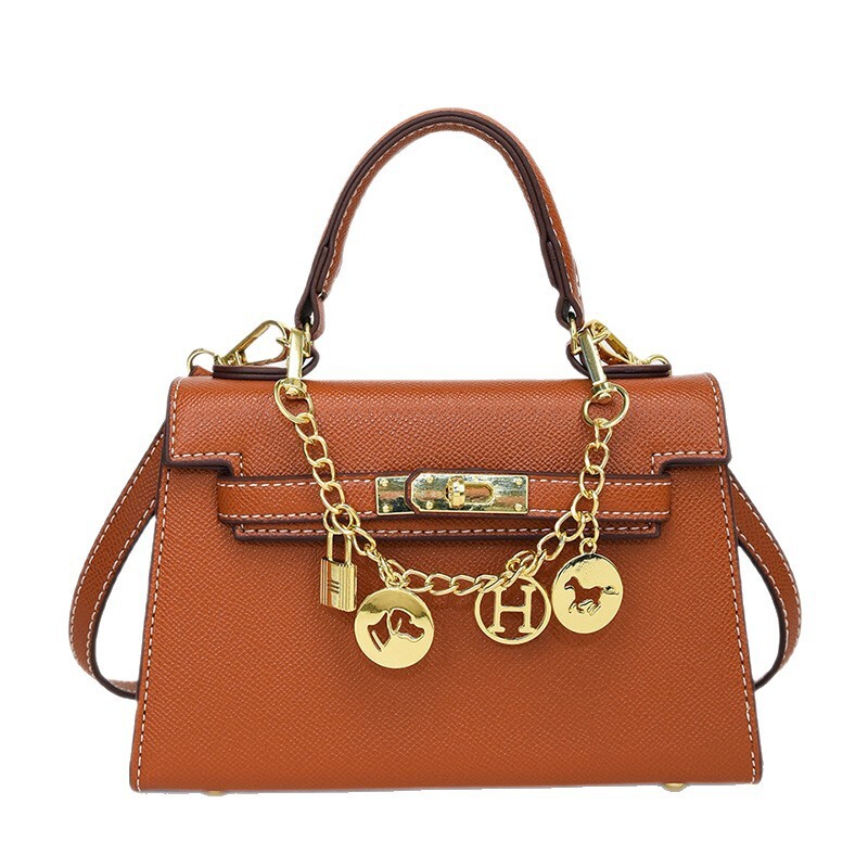 Brand, High-quality Style, Free Delivery, Designer Brand 2025, New Multi-functional Handbag, Lock, Pendant, Single-shoulder Crossbody Bag