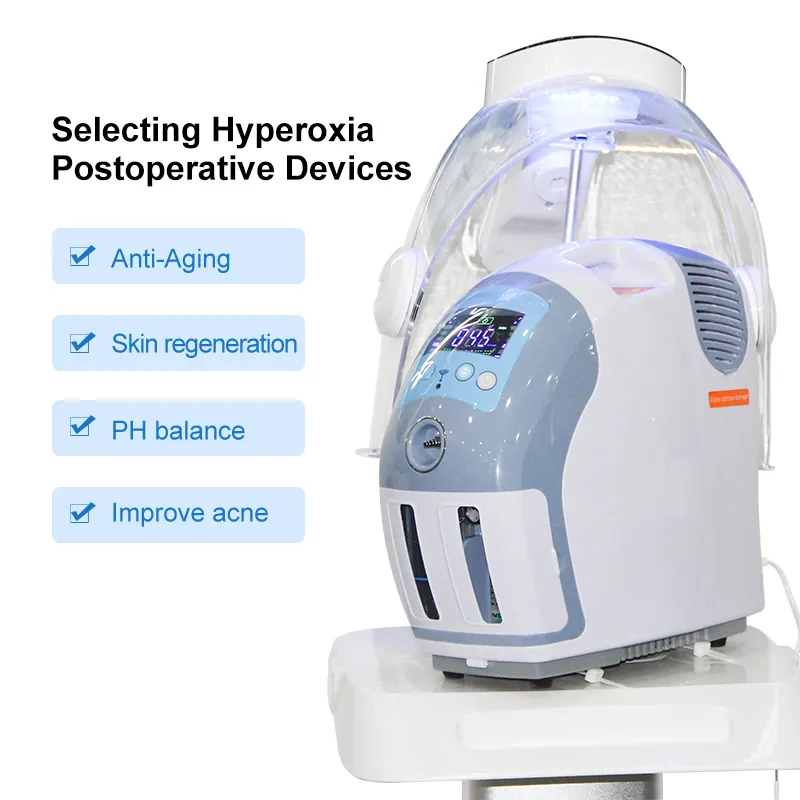 Oxygen Jet Led Therapy Light O2toderm Led Dome Hydro Moist Machine Oxygen Spray Facial Machine Skin Peeling Oxygen Facial Machine