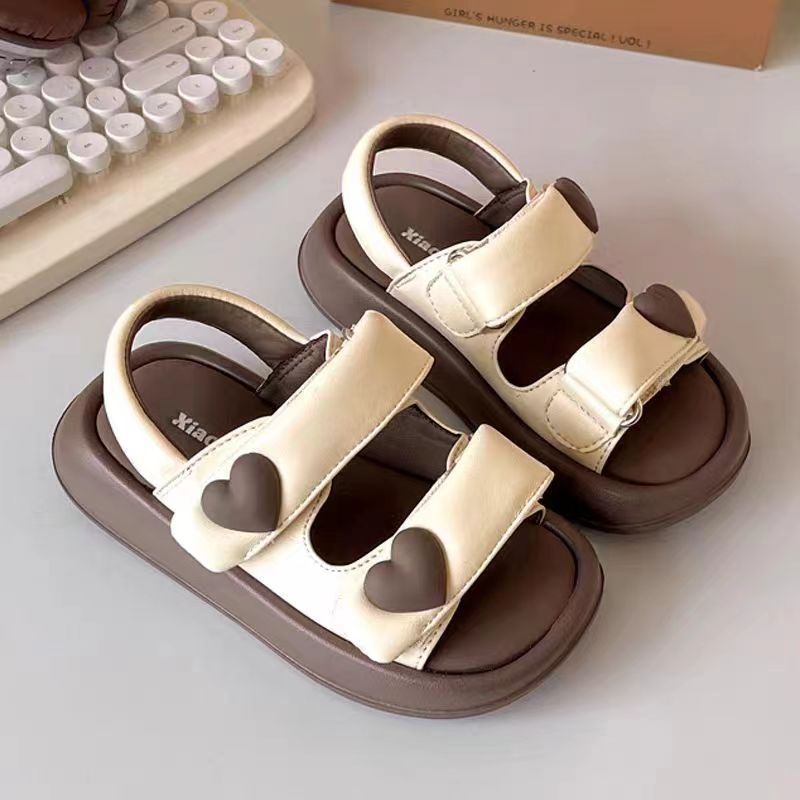 Children Casual Sandals for Girls Summer Toddler Designer Shoes Littlesprouts Soft Bottom Non-slip Princess Kids Beach Shoes Slippers Sizes US9C-US5Y 
