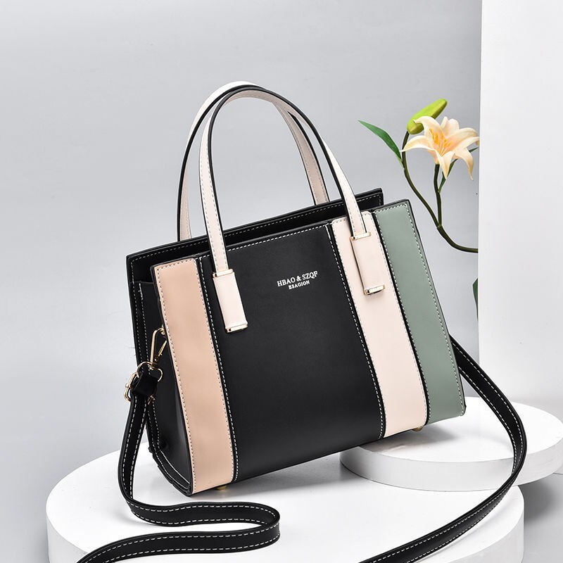 Top quality Brand High Quality New Style Fashion Color Block Women's Bag Trendy Ladies Crossbody Bag Shoulder Bag Handbag Bag for Women New Free 