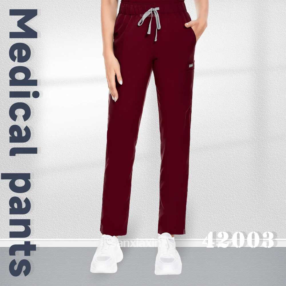 High Quty Stretch Jogger Trousers Clinical Workwear Bottoms Medical Nurse Uniform Scrub Pants Medical Trousers Surgical Pants X250528