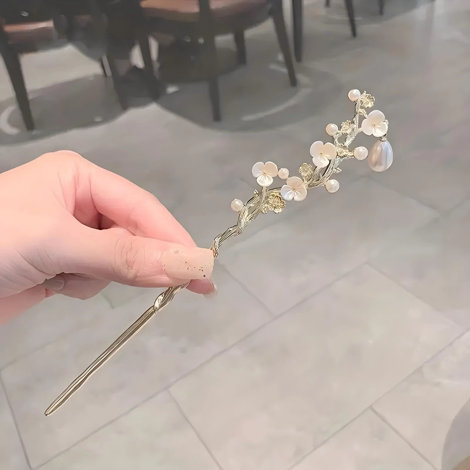 Sweet Romantic Chinese Style Hairpins Fashion Versatile Hair Accessories Jewelry Flowers Girls Hairpin 250519
