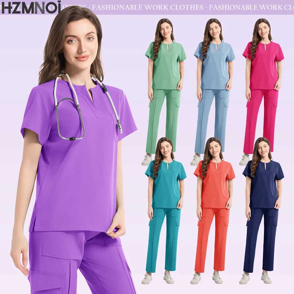 Medical Uniforms Nurse Nursing Work Clothes Women Scrubs Sets Surgical Suits Lab Hospital Overalls Beauty Sn Spa Work Clothes X250528