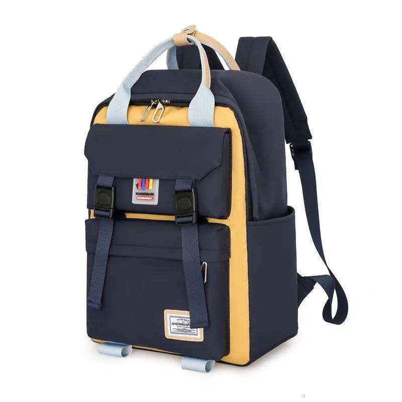 Women Waterproof Backpack Cute Oxford Cloth College Girl Large Books 14 Inch Laptop School Bag Female Designer Travel Backpacks