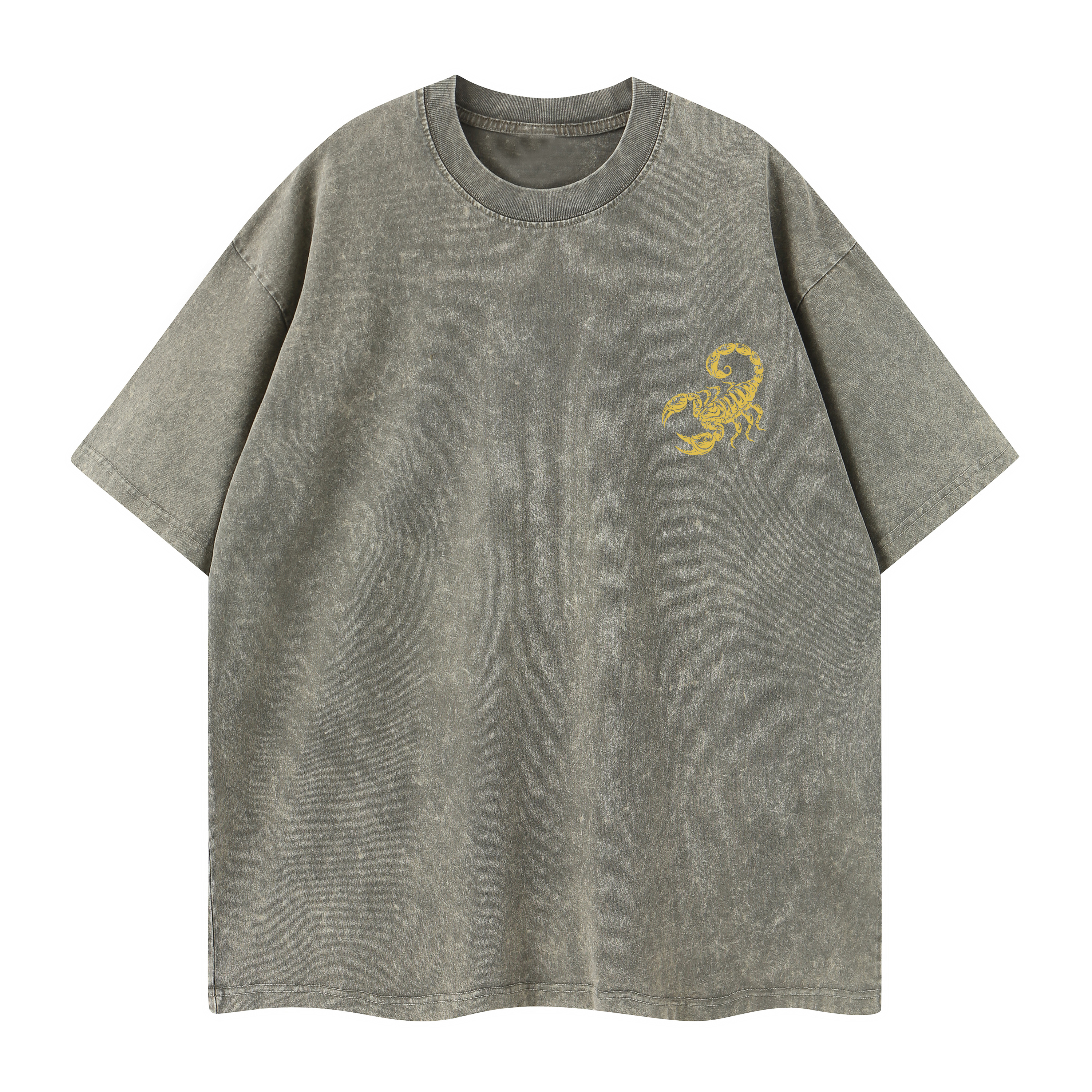 T-shirt men's top designer cotton T-shirt Golden Scorpion short sleeved clothing high-quality fashionable T-shirt