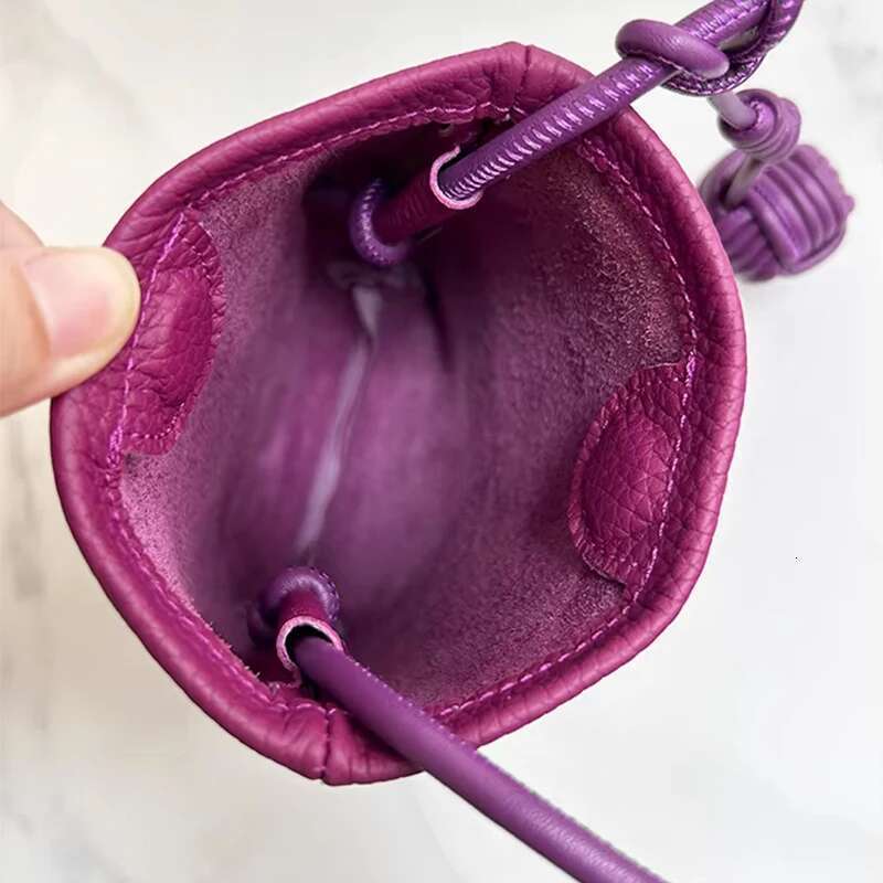 Design Cross-Body Phone Woman Fashion Genuine Leather Shoulder Bag Custom Initials Casual Ladies Bucket Bags Handbag