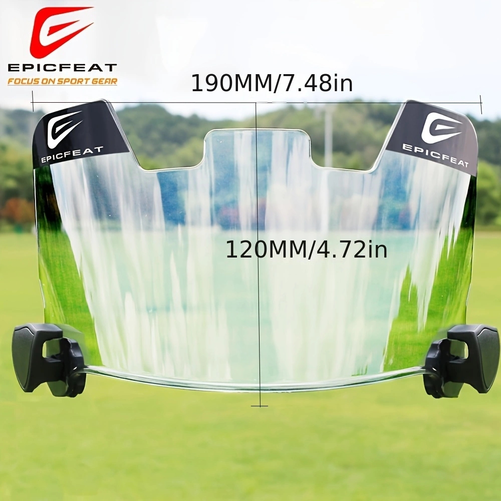Clear Football Visor, Fits Youth and Adult Football Helmets