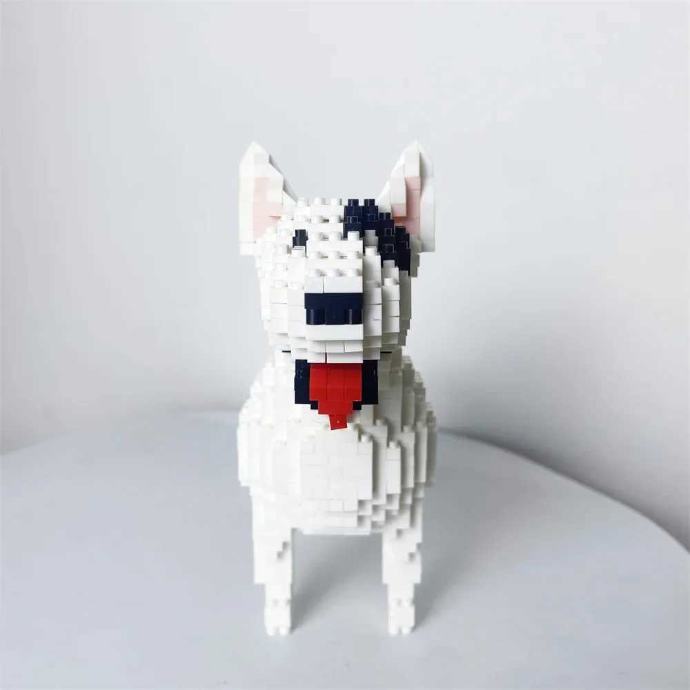 Knew Built Poodle Dog Micro Mini Building Blocks Toys Able Doberman Pinscher Ideal Pet Lover Gift Chow Bullhead Z250528
