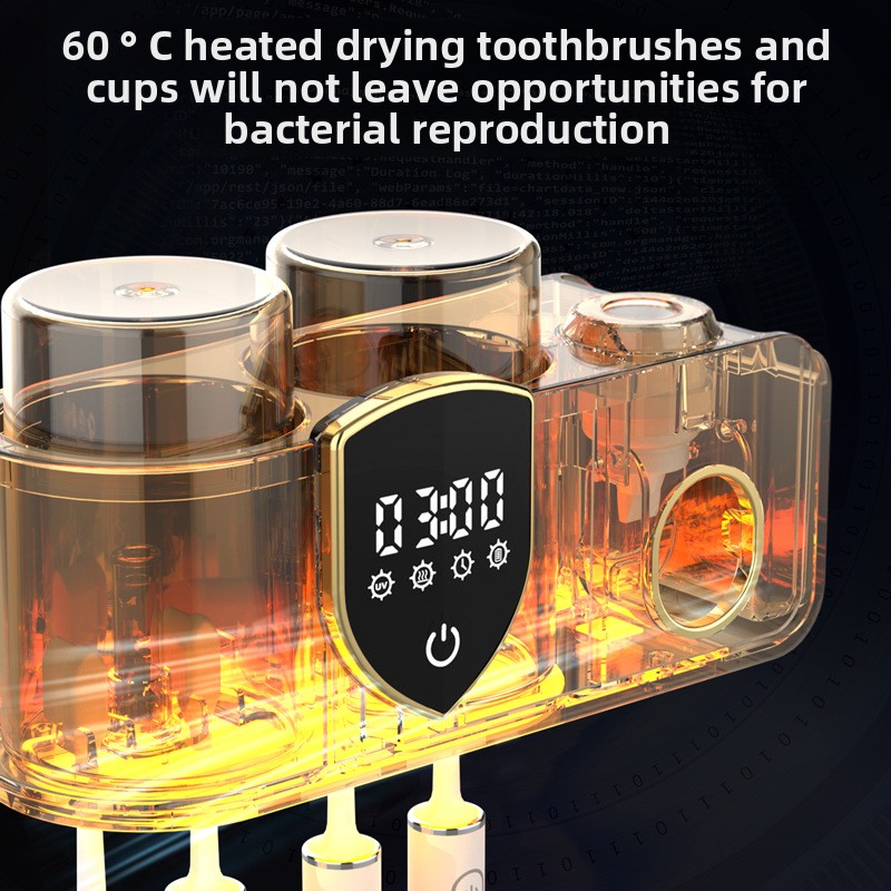Smart UV - Sterilized Toothbrush Holder with Heating and Drying Function