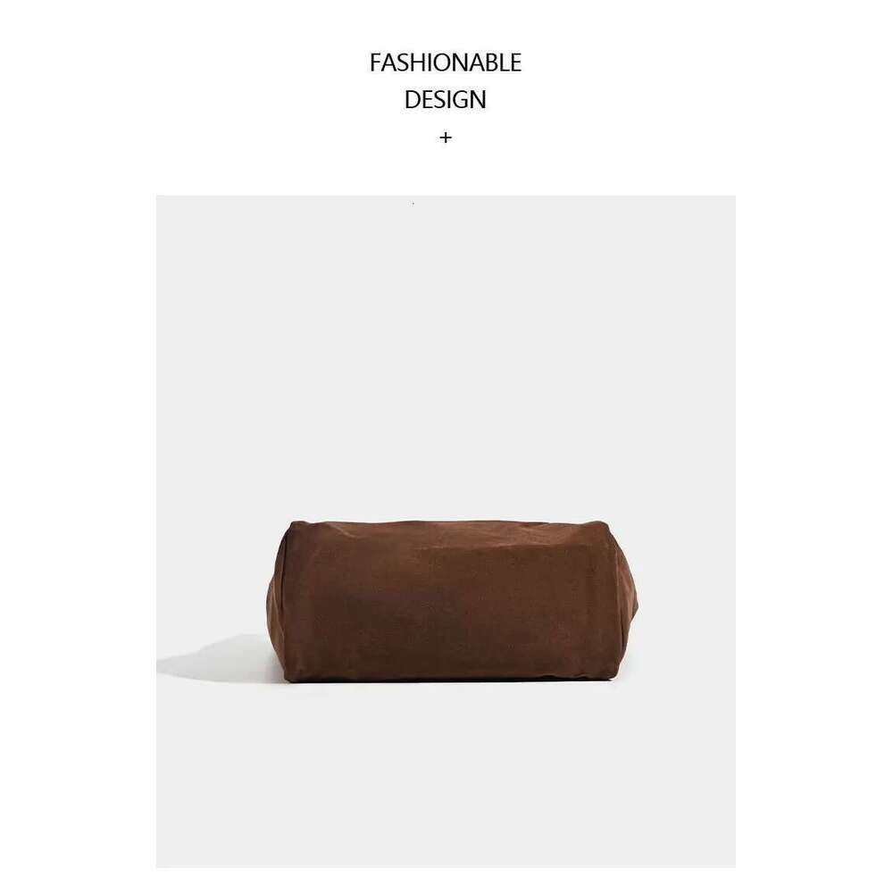 Autumn/Winter Capacity Chamois Leather Idle Style Single Shoulder Bag Artistic Student Versatile Handbag Large Shopping Ba