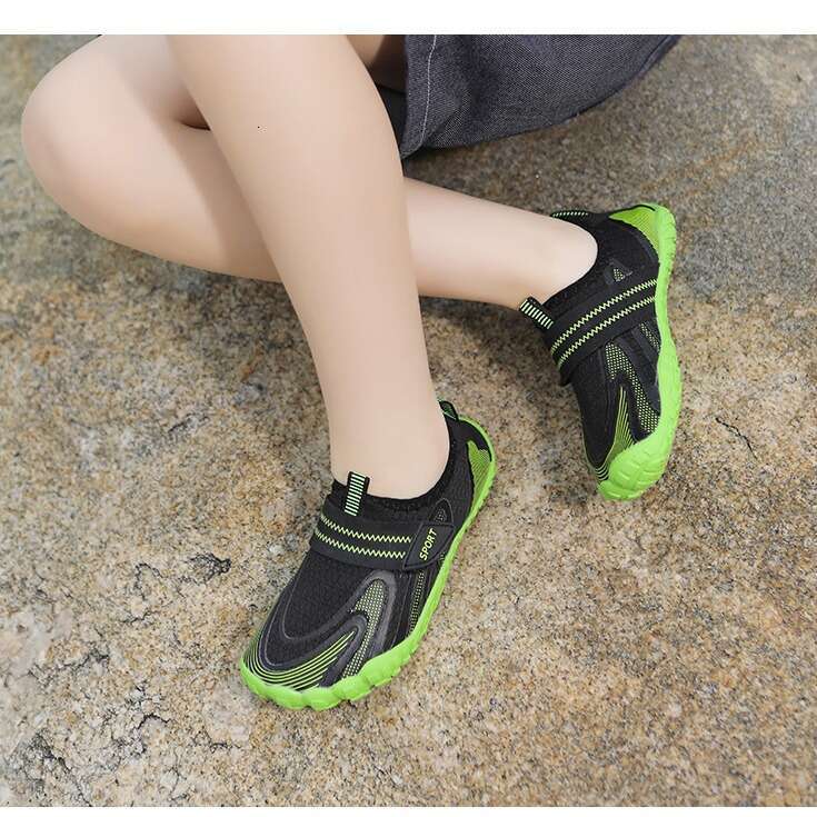 Children's Sports Fitness Jump Rope Soft Sole Breathable Dance Yoga Shoes Outdoor Climbing Non-Slip Beach Five-Finger Swimming