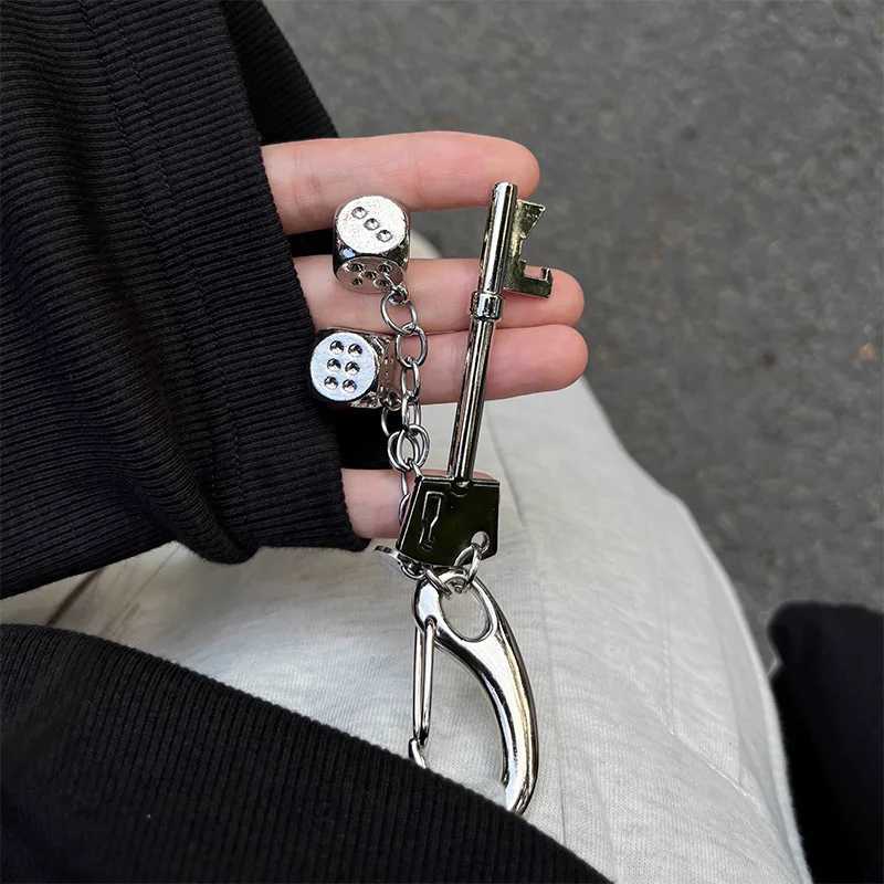 ZHUHE D Key Cyberpunk Style Jewelry Accessories For Wen Men Party Gifts X250528