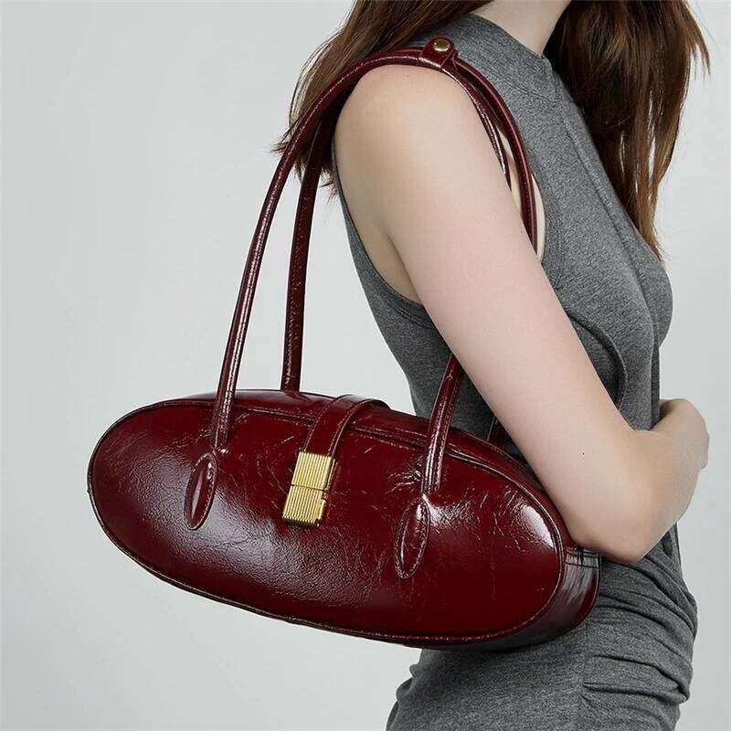 Hifashion Vintage Cowhide Genuine Leather Underarm Shoulder Bags For Women 2025 Trend Designer Tote Work Ladies Handbags