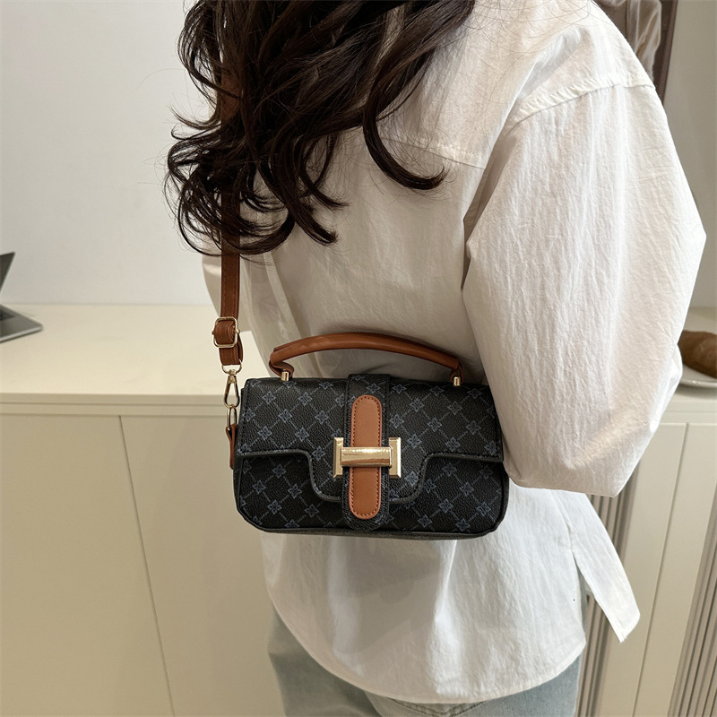 Luxury Brand Designer Bag High End Chain For Women 2025 New Style, Niche High-End Small Square Bag, Commuting Hand-Held Crossbody Bag