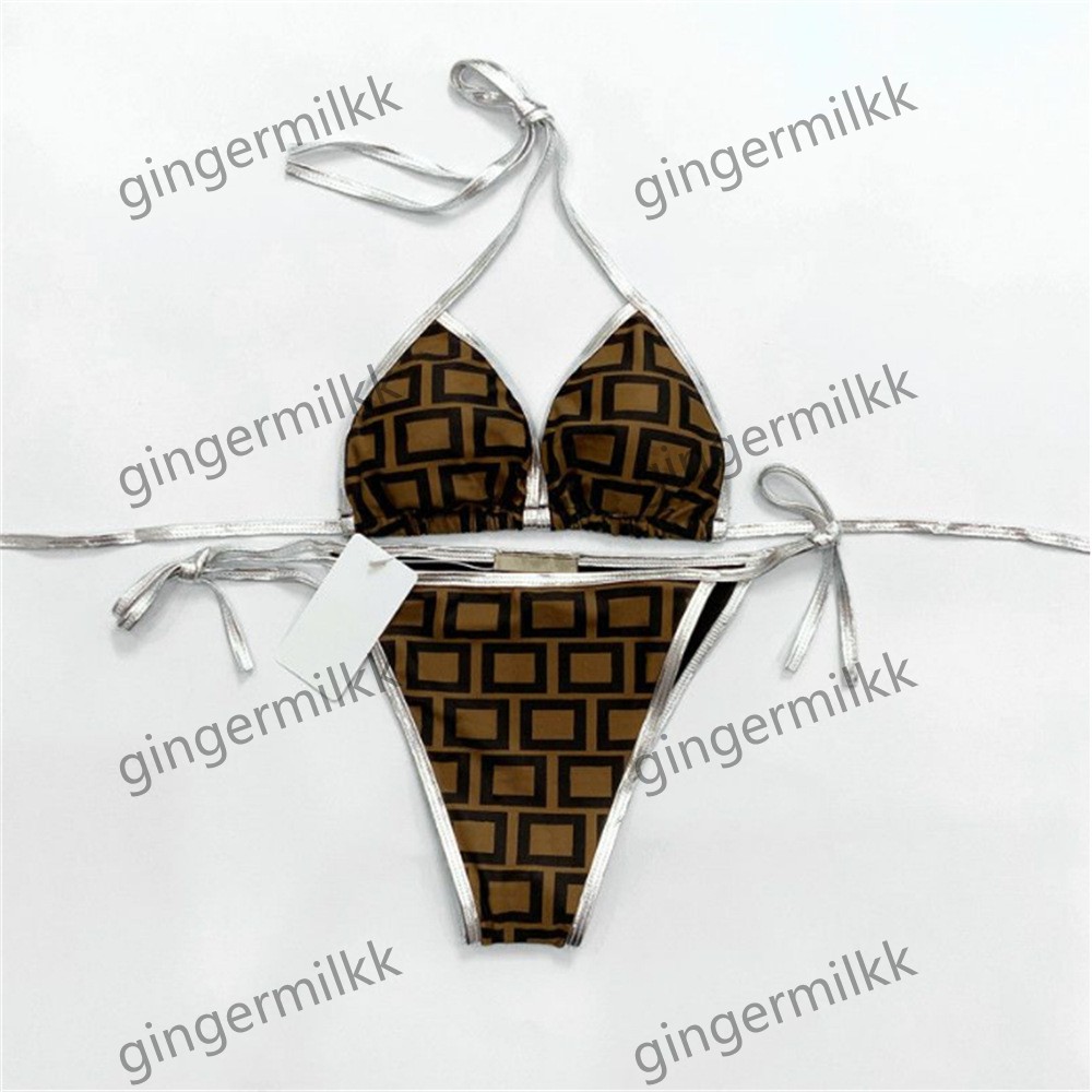 Designer Swimwear For Women Women's Bikini Swimwears Sexy Classic Printed Bikini High Quality