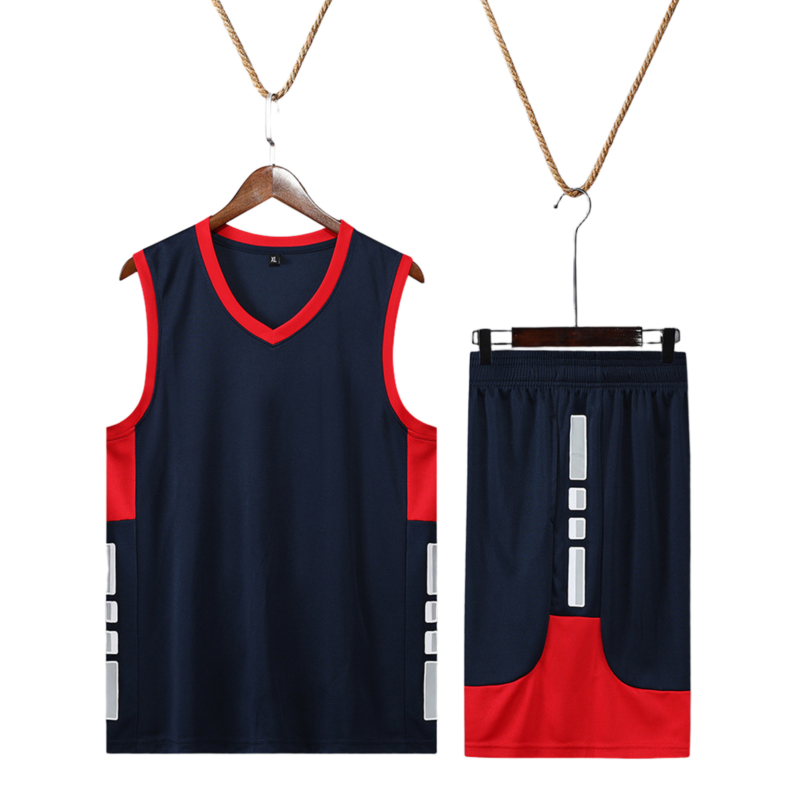 Men's custom-made basketball uniform sets, men's basketball jerseys, new men's competition team uniforms, custom-made men's traini