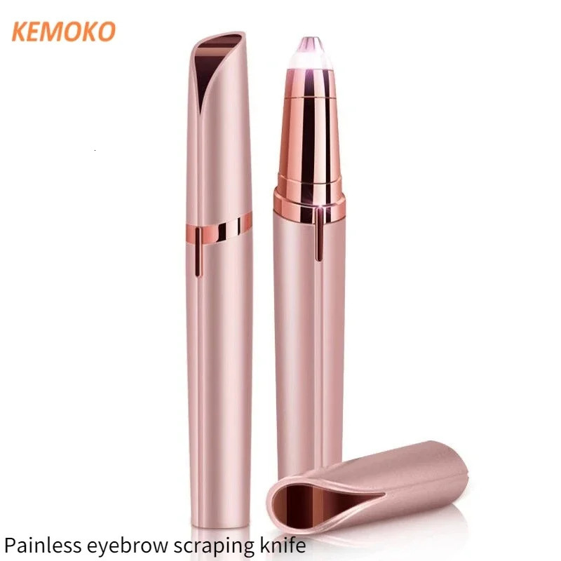 Electric Eyebrow Trimmer Security Hair Removal Eye Brow Epilator USB Charger Mini Shaper Shaver Painless Beauty 250516
