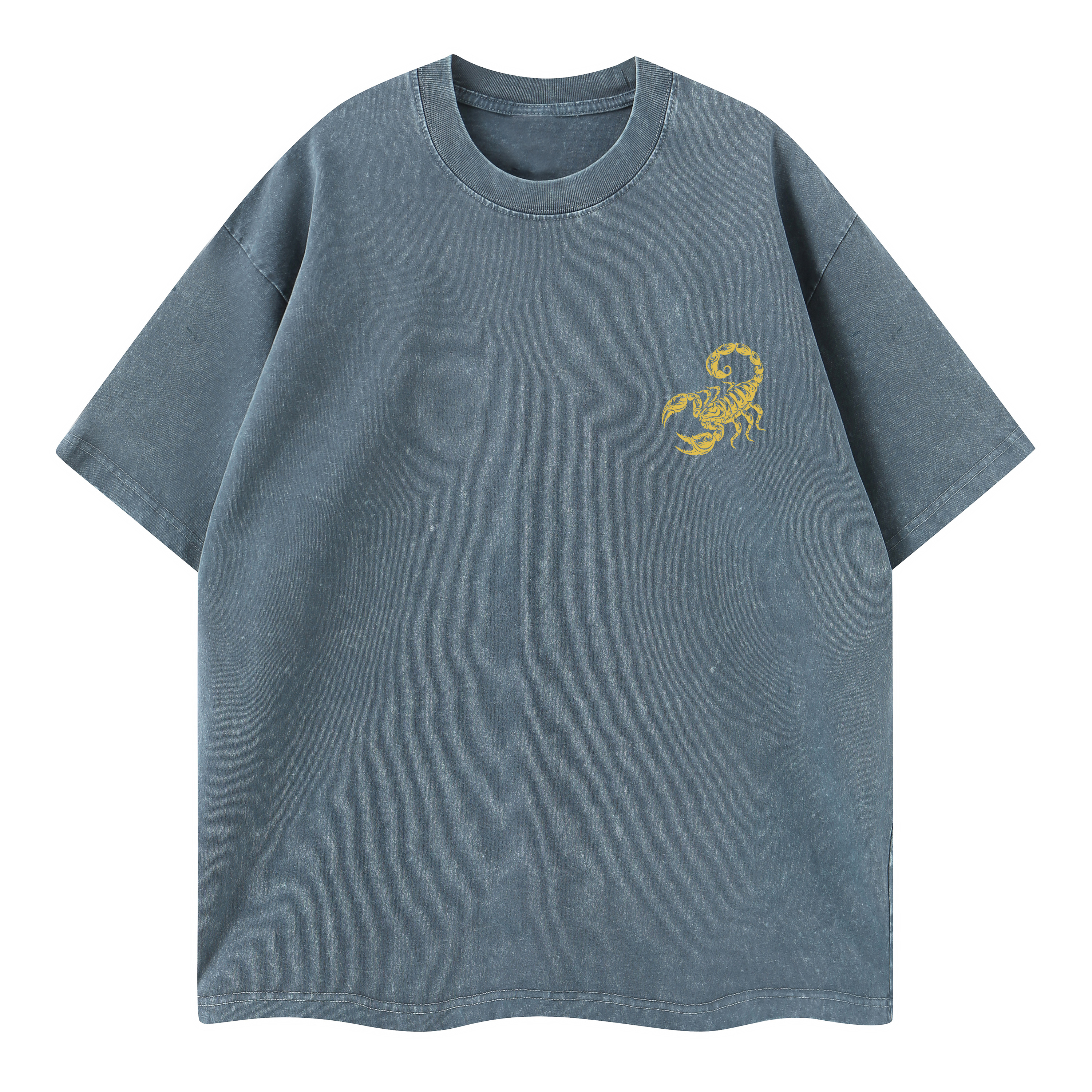 T-shirt men's top designer cotton T-shirt Golden Scorpion short sleeved clothing high-quality fashionable T-shirt