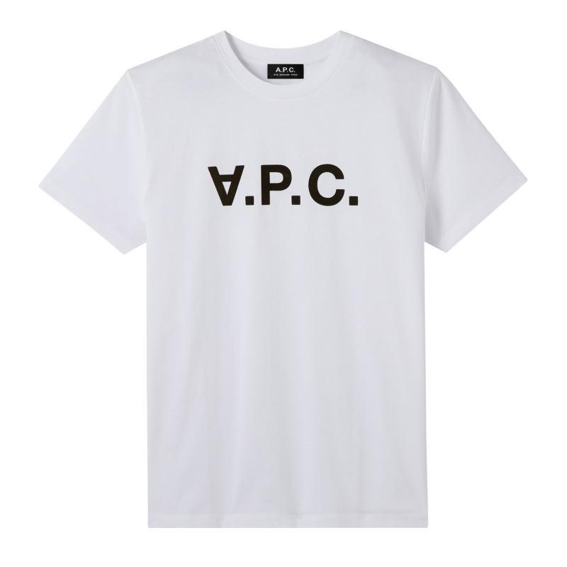 Summer Cotton T-Shirts APC Letter Print Short Sleeve for Men's Women's Casual O-Neck Tees Streetwear Clothing