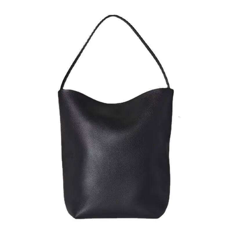 Designer Bag NS Park Cowhide Bucket Women New Designer Handbags Soft Real Leather One Shoulder Bags Large Capaity Tote Bag
