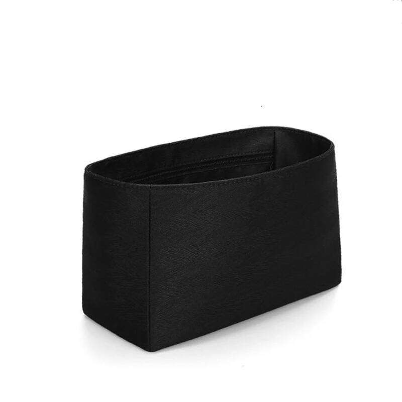 Satin Organizer Insert C 22 Small Multi-Functional Cosmetic Pouch & Scratch-Resistant Inner Protector for Handbag