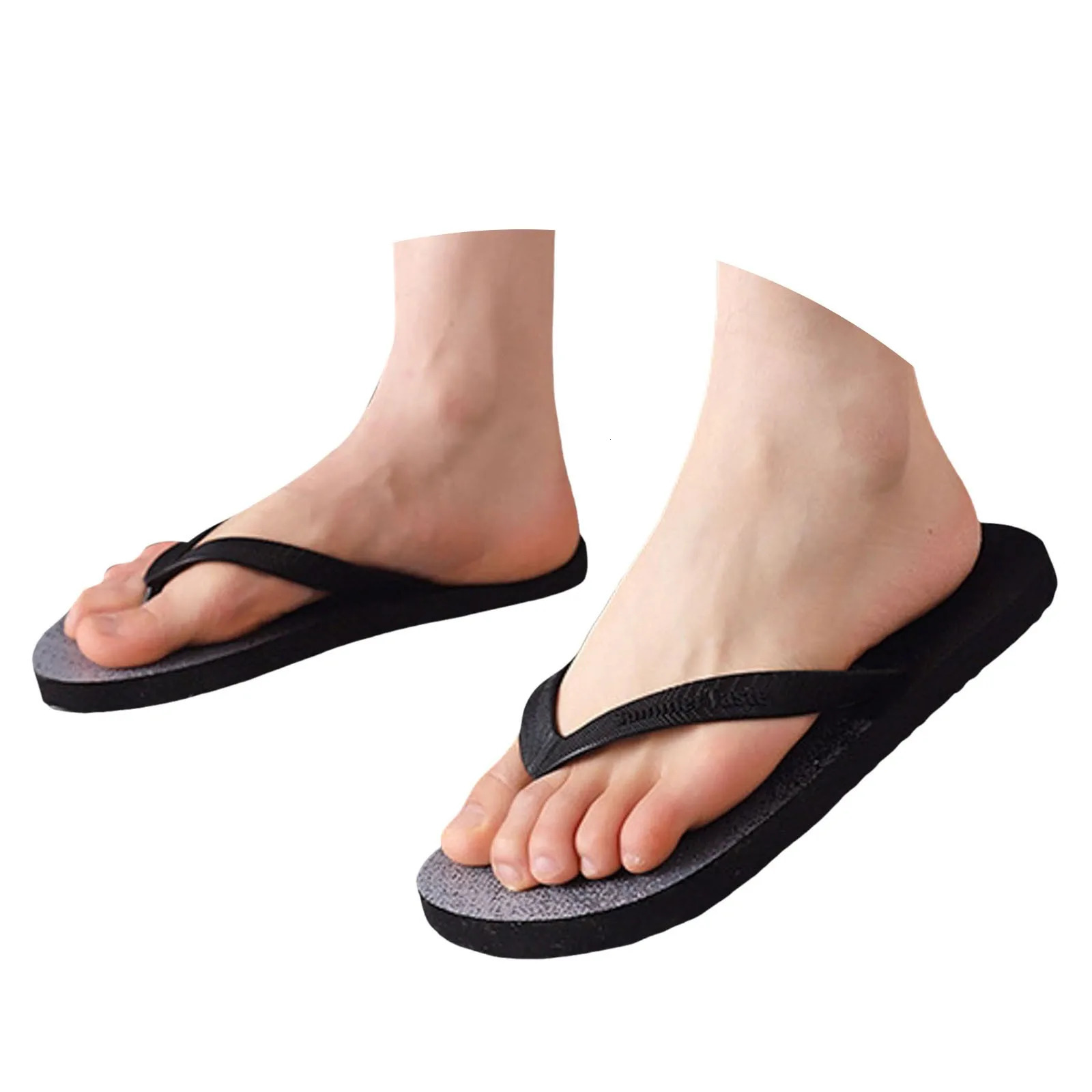 Mens Beach Slippers Size 13-15 Wear And MenS Flip Flops Fashion Slippers For Home Open Toe Indoor Flip Flops For Men 250526