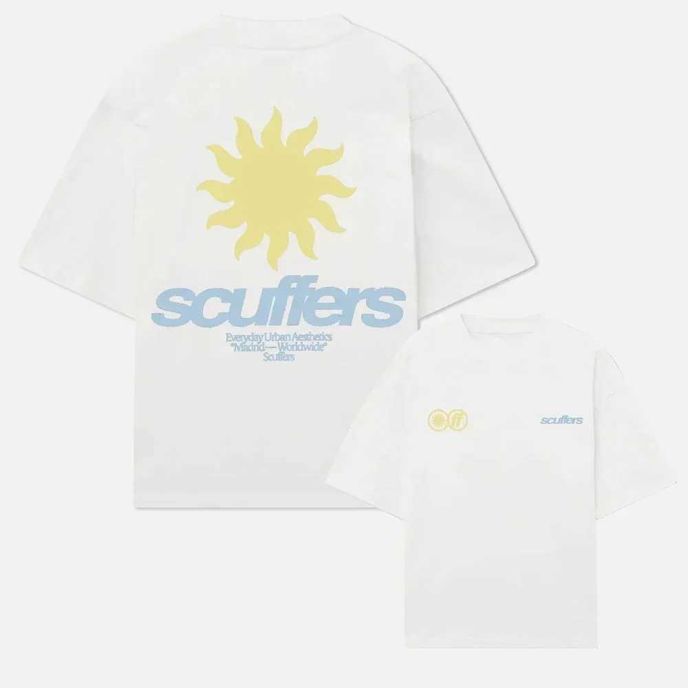 2025 South America New Trendy Printed Scuffers Tshirt Women Surf Vacation T-shirt Luxury Brands Strt Short Slves Men Top T X2505287