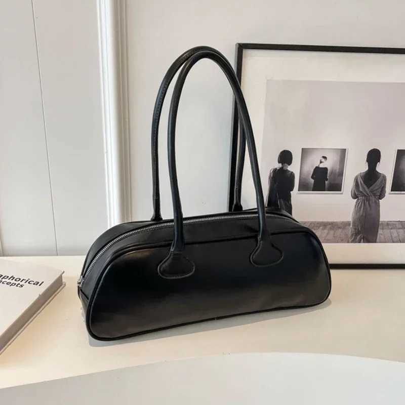 Advanced Sense Retro Pu Zipper Ladies Shoulder Bags Trend 2024 Light Luxury Hot Sale Bags for Women New Handbag Bolsas Femininas Y250528