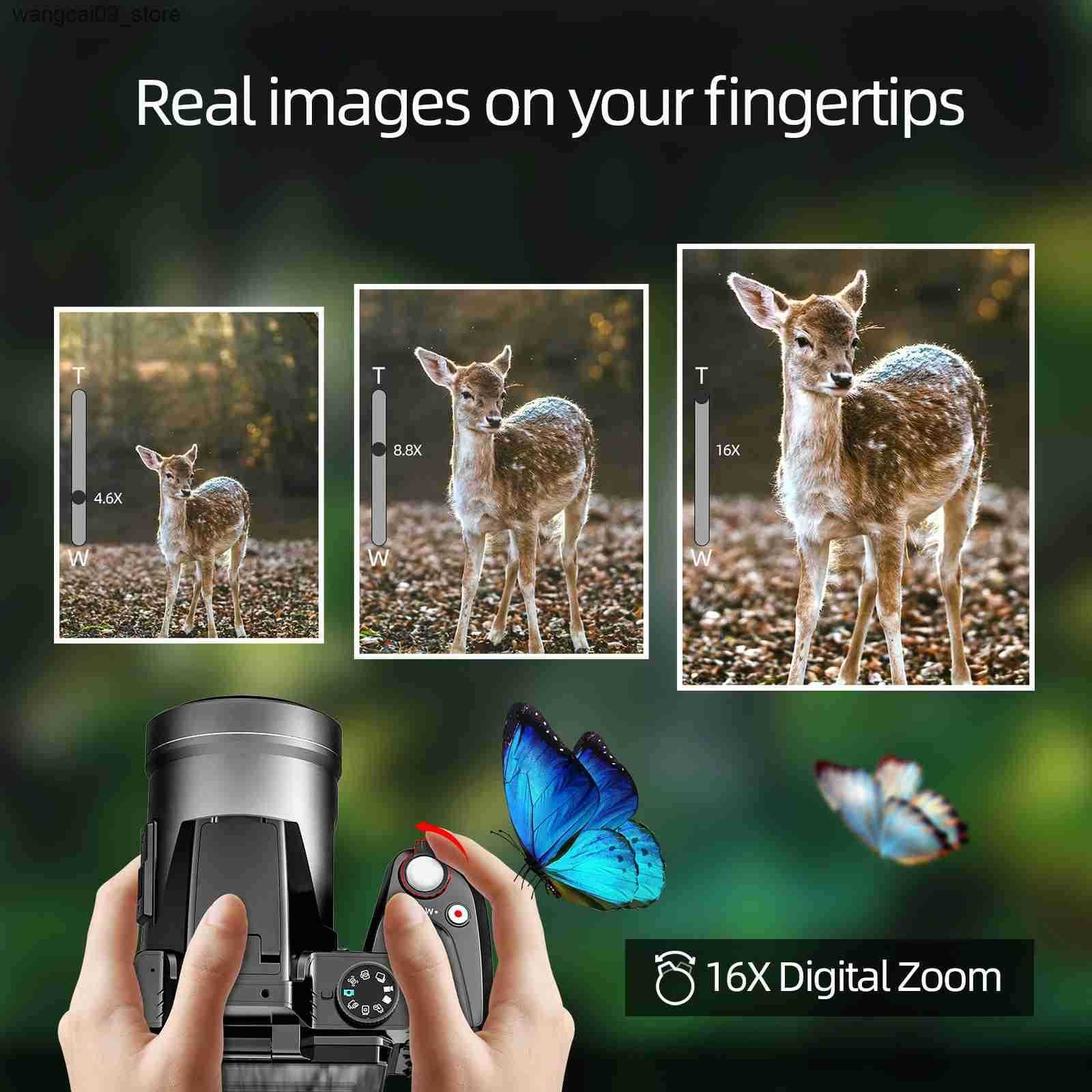 NBD Digital Camera 4K 64MP 16X flip camera suitable suitable for photography beginners easy to learn and operate camera z250529