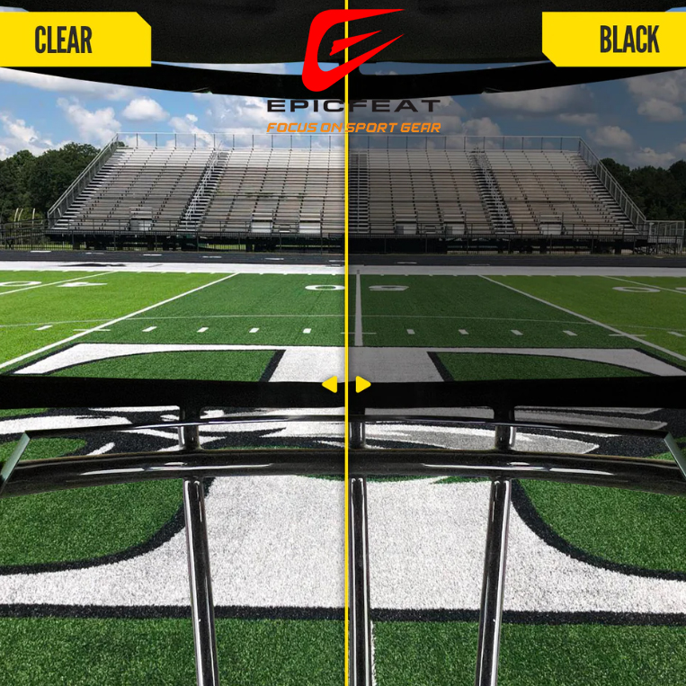 Clear Football Visor, Fits Youth and Adult Football Helmets
