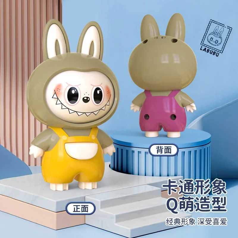 Labubu Face Changing Cartoon Keychain LABUBU Cloth Doll Bag Pendant Creative Ornament 3 Types of Facial Toys X250528