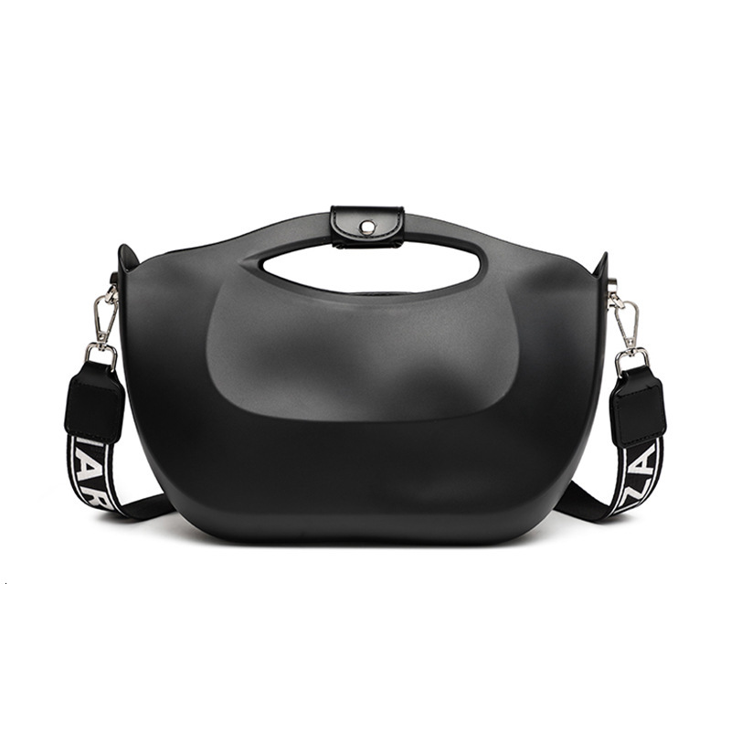 Luxury Brand Designer Bag Bohao PVC Jelly 2024 New Women's Fashion Wide Strap Cross Shoulder Handle Mother Bag 23032