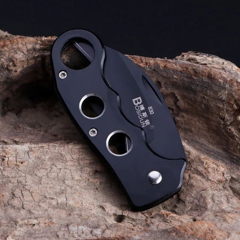 Camping knife High hardness Portable self-defense Claw knife Mini scimitar Field folding key Fruit knife