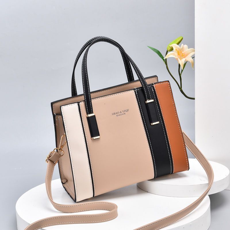 Top quality Brand High Quality New Style Fashion Color Block Women's Bag Trendy Ladies Crossbody Bag Shoulder Bag Handbag Bag for Women New Free 