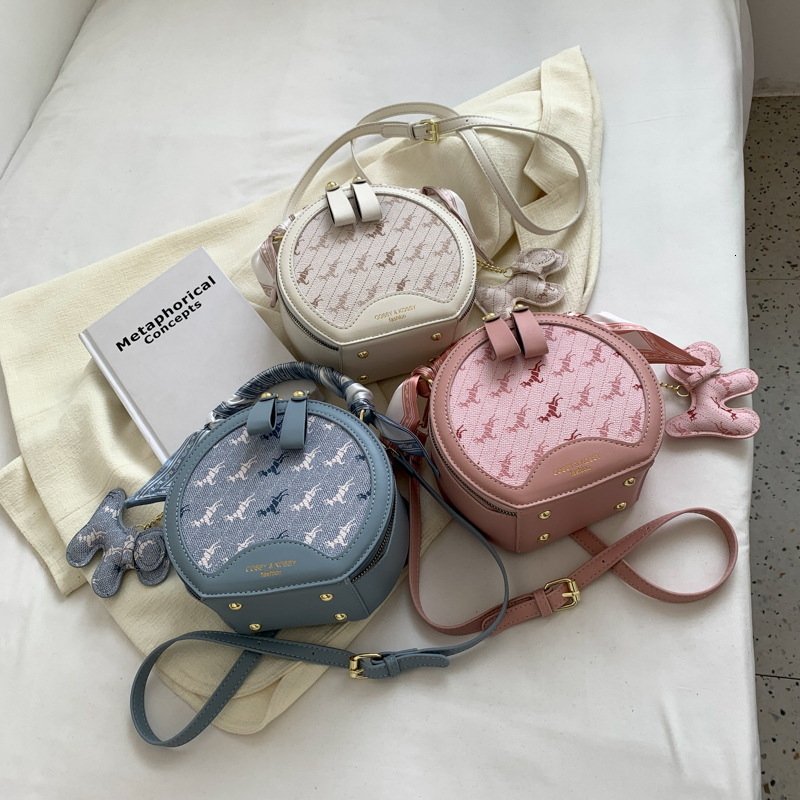 Fashion Women s Small Bag Summer New Style Slant Scarf Handbag Small fashion Round Bag Designer Fashion Women s Shoulder fashion Bag Crossbody Bag