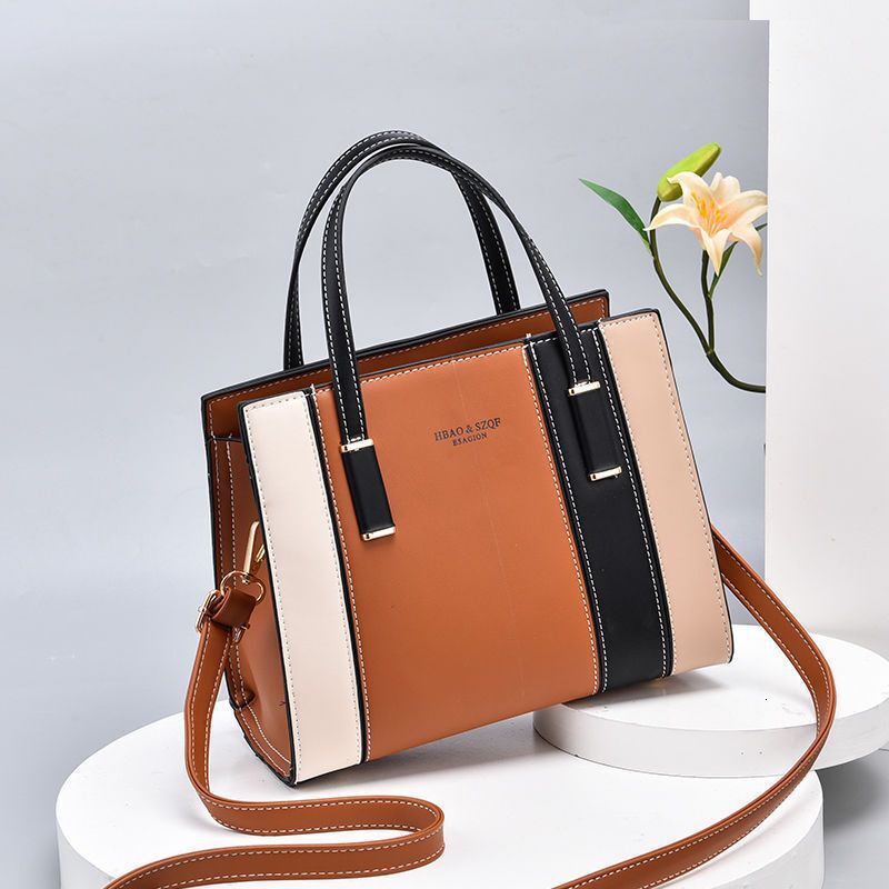 Top quality Brand High Quality New Style Fashion Color Block Women's Bag Trendy Ladies Crossbody Bag Shoulder Bag Handbag Bag for Women New Free 