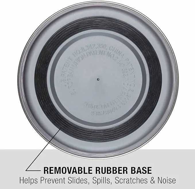 Stainless Steel No-Tip Pet Bowl - Non-Skid Spill-Proof Medium Size Y250528
