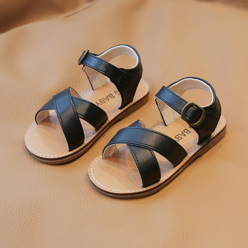 Kids Summer Sandals For Girls Outdoor Beach Open-toe Casual Shoes Littlesprouts Girl Flat Bottom Toddler Non-slip Sandals Eur 21 - 30 Sizes US5.5C-US1