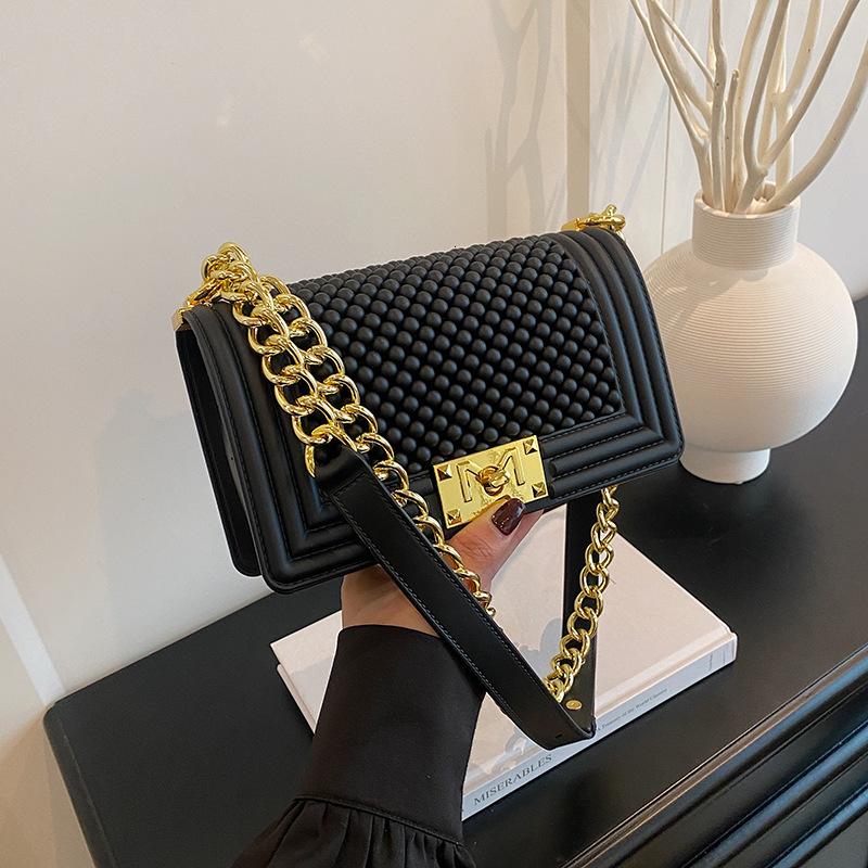 Top Brand High Quality New Small Jelly Bag for Women 2025 New Trendy Fashion Versatile Shoulder Crossbody Bag Stylish Small Square Bag New Free Delive