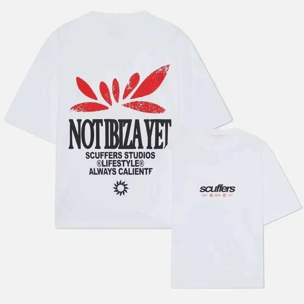 2025 South America New Trendy Printed Scuffers Men Tshirt Women Surf Vacation T-shirt Luxury Brands Strt Short Slves Top T X2505281