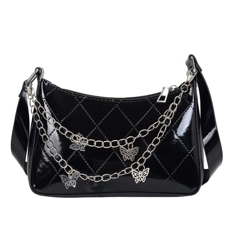 2025 New niche design women's armpit bag special chain small square ba single shoulder women's bag, checkered designer fashion single should