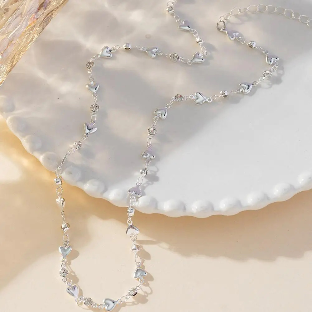 Zircon Necklace For Women Long YShaped Metal Collarbone Chain Summer Holiday Party Body Jewelry Gifts 250519