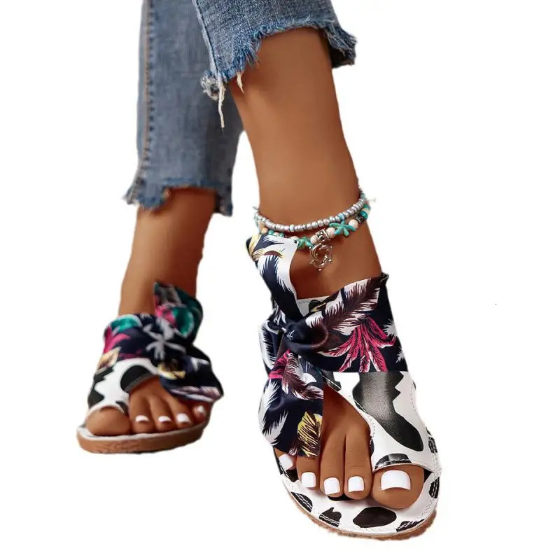 Women Sandals Orthopedic Wedge Heels Sandals Summer Fashion Buckle Shoes For Women Beach Flip Flops Zapatos De Mujer 43 250523