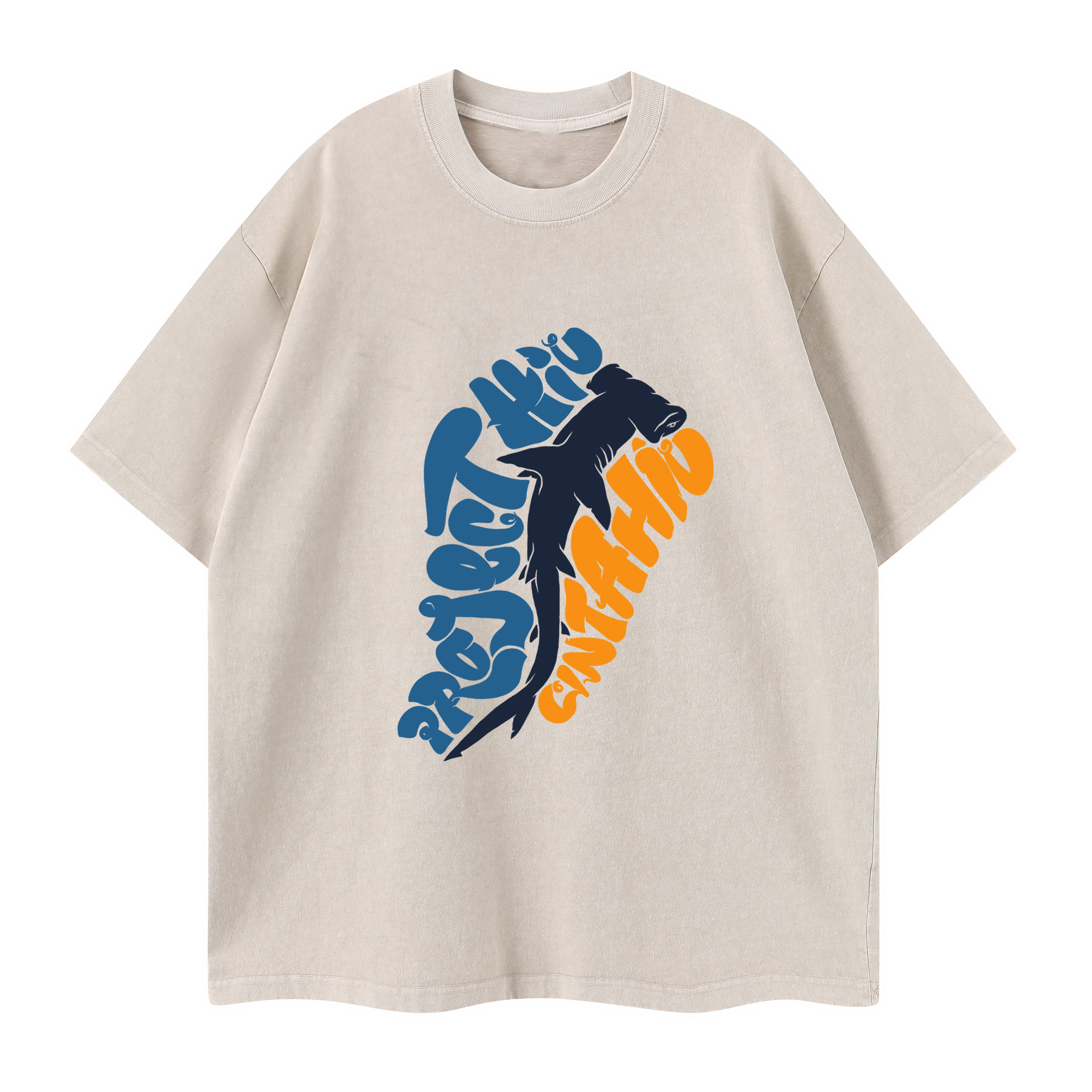 T-shirt men's top designer cotton T-shirt Hammerhead shark II short sleeved clothing high-quality fashionable T-shirt