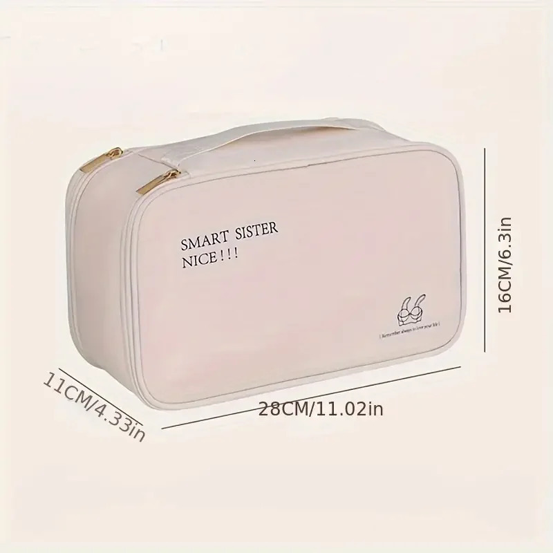 Travel Underwear Storage Bag Double Layer Waterproof Nylon Suitable for Business Trip Portable Underwear Panties Socks 250519