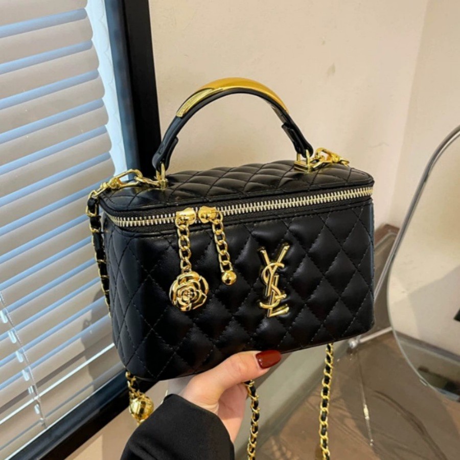 Designer Bag Luxury Cosmetic Female Portable Pouch With make up Shoulder Strap Leather Crossbody Bags Beauty Box Purse purses wallet tote makeup handb