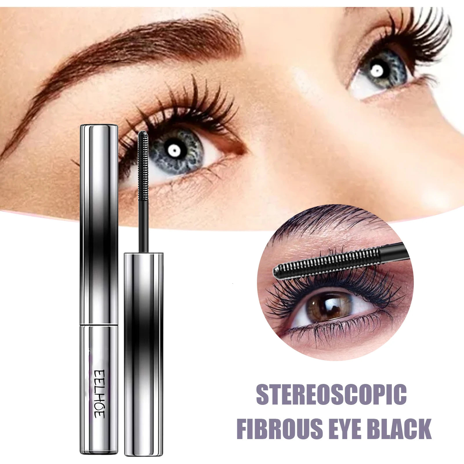 Eelhoe Black Brown Mascara s Eyebrows Eyelashes Promote Thick Natural sweat Mild Mascara 250523